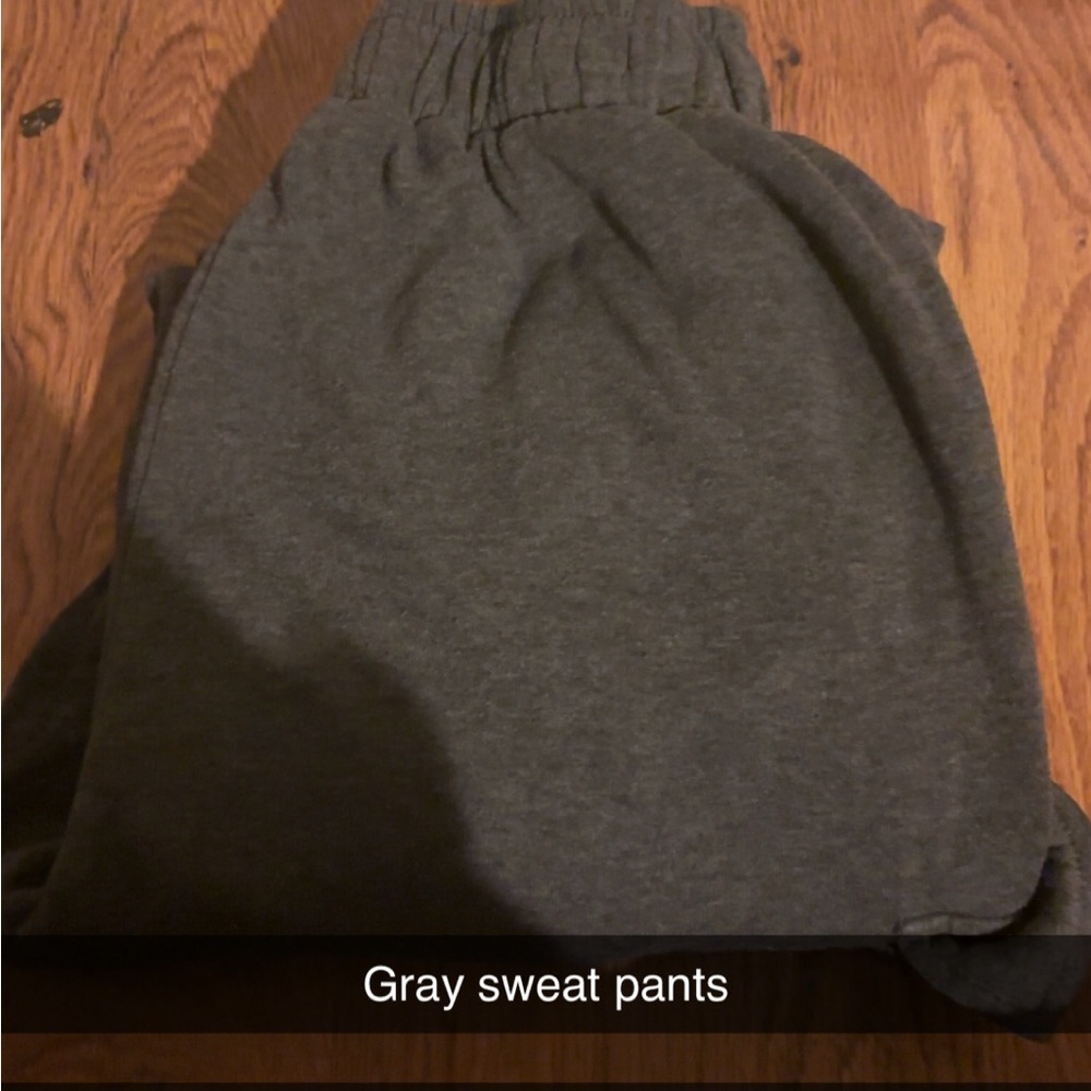 Gray Kids Sweatpants